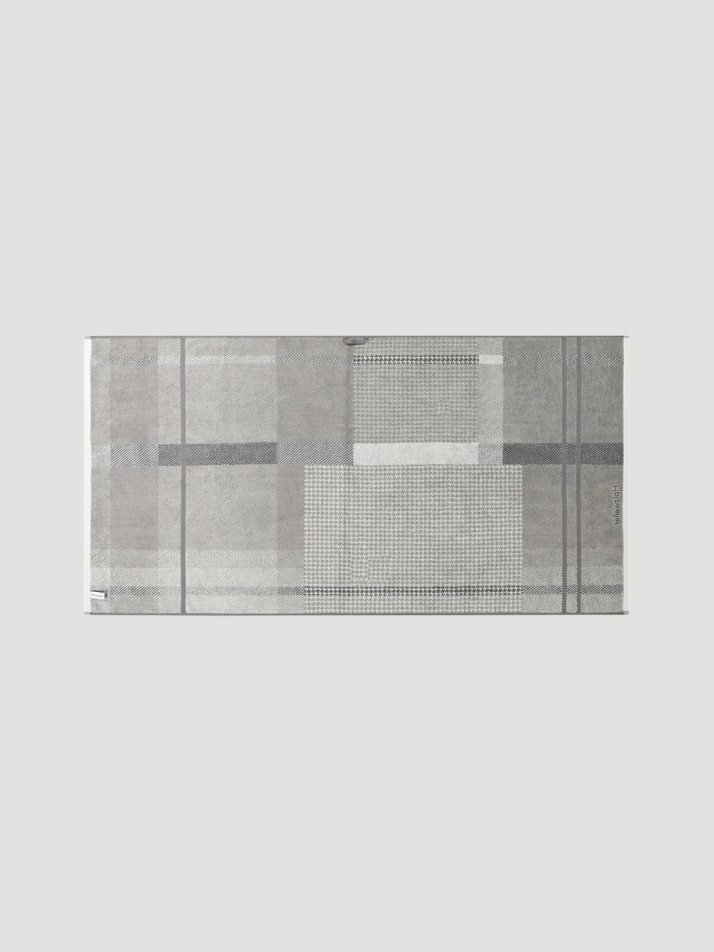Holzweiler Towel 70x140 Grey Check
