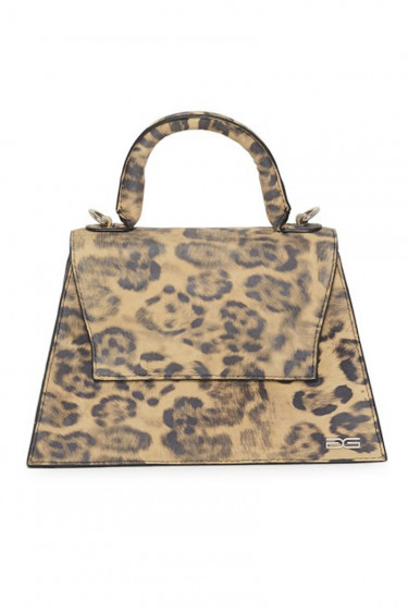 Harvey P Bag Leopart Print Leather