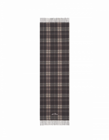 Check Wool Scarf Delicioso
