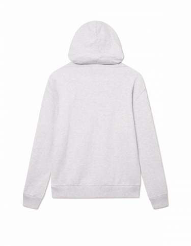 Patch Hoodie Snow Melange