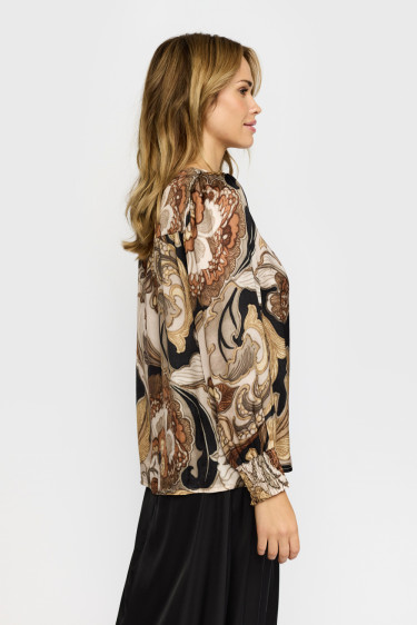 Susine blouse golden leaf