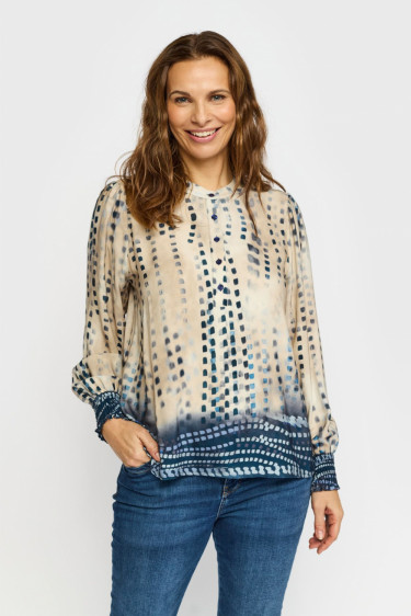 Moule Blouse Blue Dot
