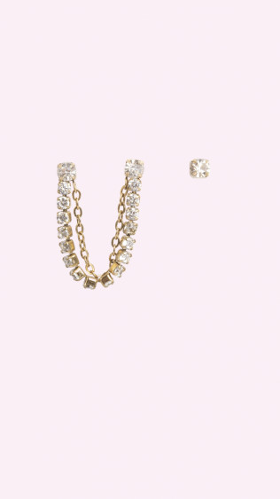 At Last Earring Set Gold Tone Damli