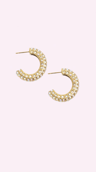 Aurora Earring Gold Tone Damli
