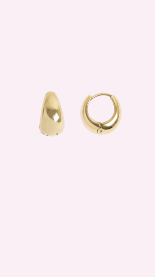 Embrace Me Earrings Gold Tone Damli