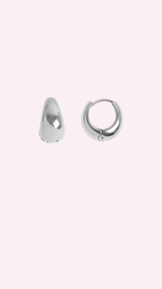 Embrace Me Earrings Silver Tone Damli