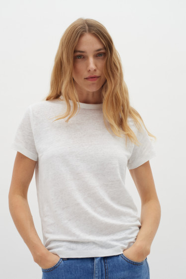 Alma T-shirt Pure White