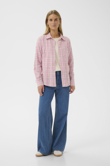 Yana Shirt Pink Check