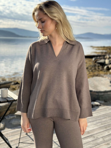 Natara Pullover Mink Melange