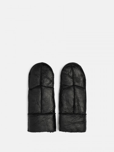 Henny Black Mittens