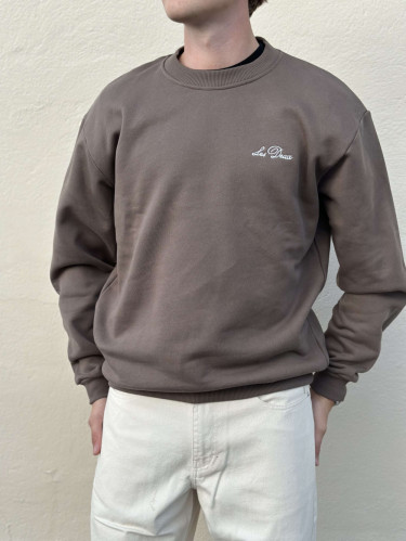 Crew Sweatshirt  Mountain Grey/Light Ivory