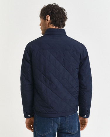 Quilted Windcheater Evening Blue
