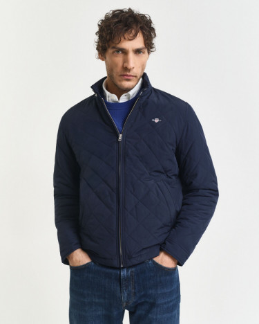 Quilted Windcheater Evening Blue