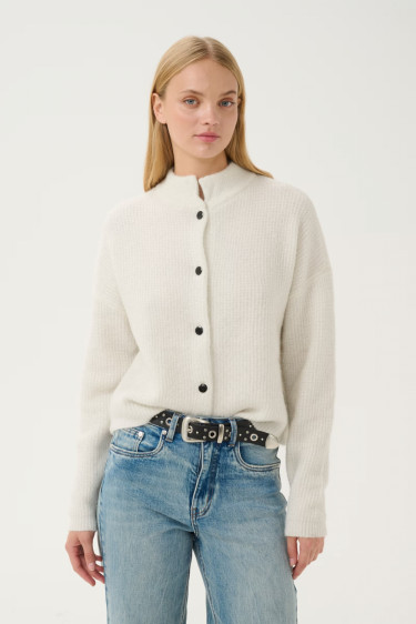 Alpha Short Cardigan Ivory
