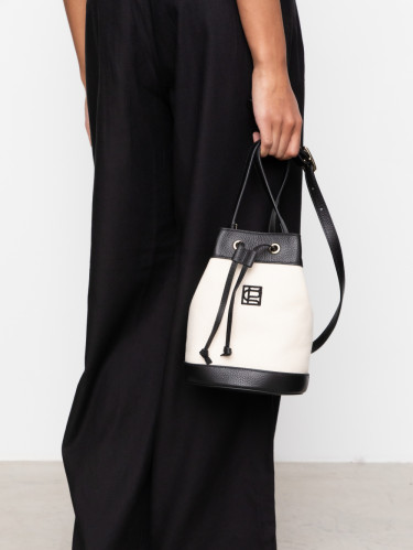 Canvas Bucket Bag black