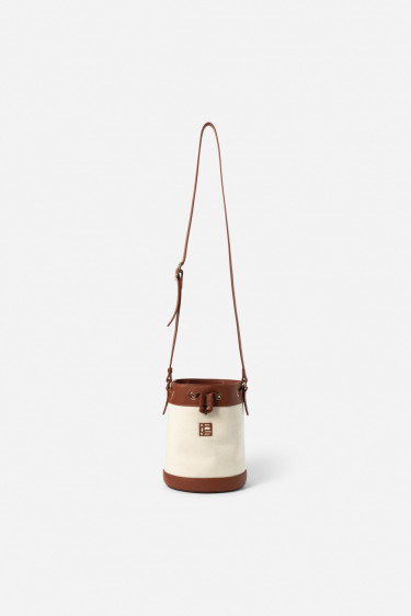 Canvas Bucket Bag brown