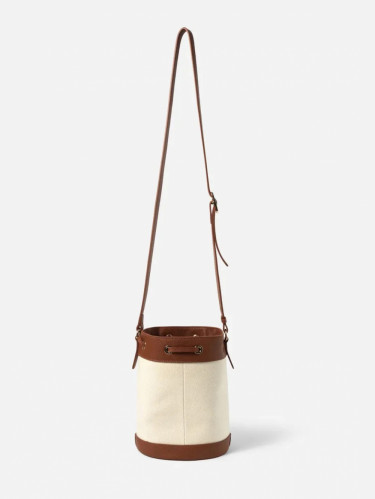 Canvas Bucket Bag brown