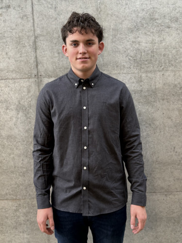 Desert Reg Shirt charcoal melange