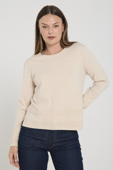 Flow Pullover Moonbeam Melange