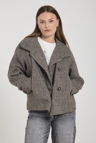 Nadim Jacket Morel w Moonbeam