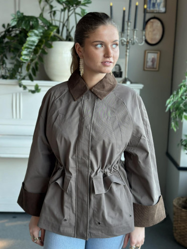 Eja Orchid Spring Jacket Walnut/Chocolate Brown