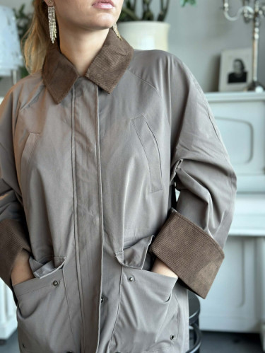 Eja Orchid Spring Jacket Walnut/Chocolate Brown