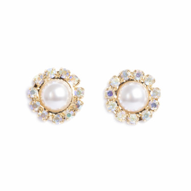 Felicia Earrings Gold Tone Damli