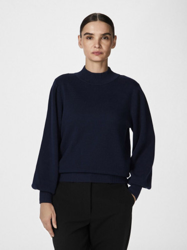 Fonny LS Knit Pullover Navy Blazer