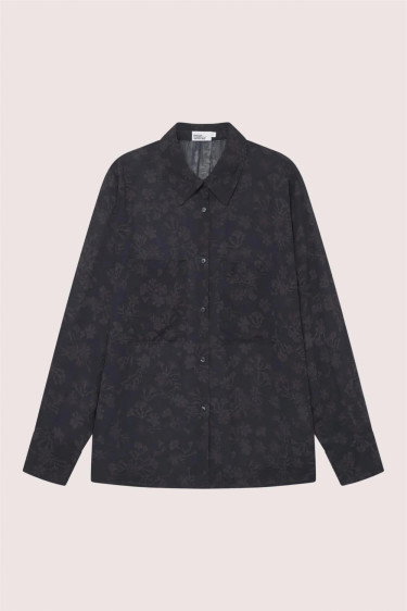 Frost Shirt Petite Plum Flower