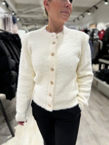 Mey LS Knit Cardigan Birch