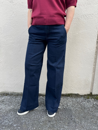 Soffi 115 Mid X-Wide Dark Blue Un-Wash