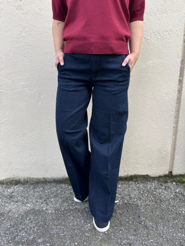Soffi 115 Mid X-Wide Dark Blue Un-Wash