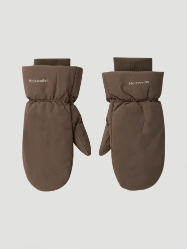 Slogen Bubble Mittens Taupe