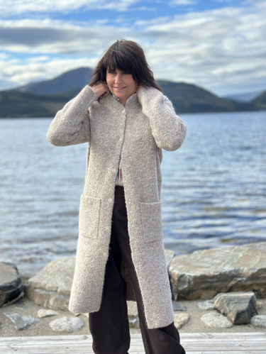 Jump Cardigan Desert Taupe Melange