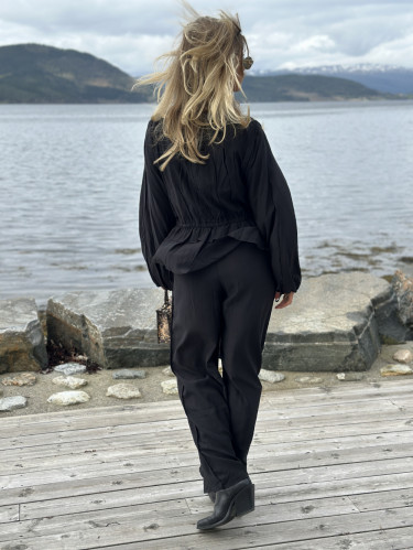 Silkey String Trouser Black