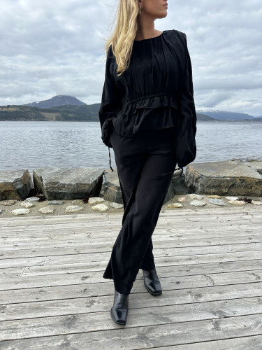 Silkey String Trouser Black