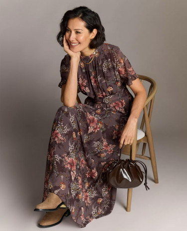 Liane Liri Dress Brown