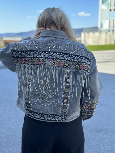 Vision Jacket Medium Grey Denim