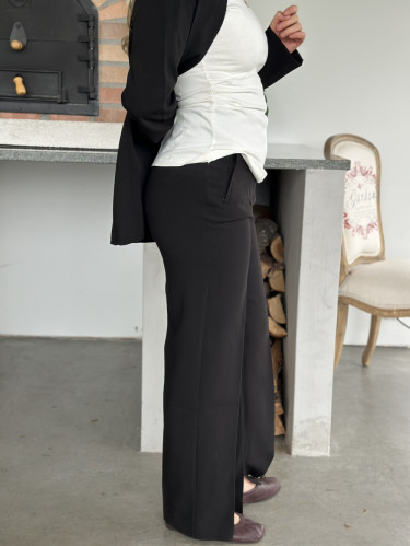 Raven Split Pant Black