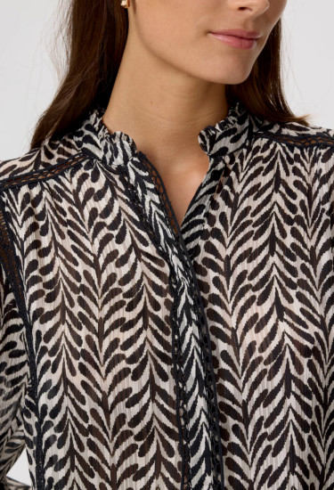 Zuma Blouse Black/White