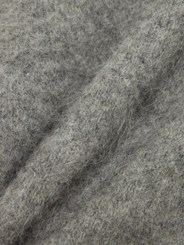 Fure Fluffy Knit Sweater Dk. Grey
