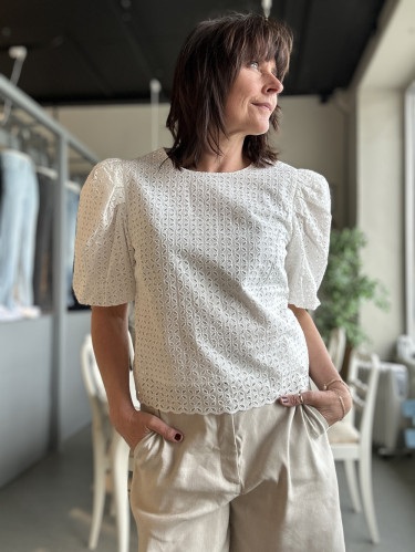 Aulina Blouse White