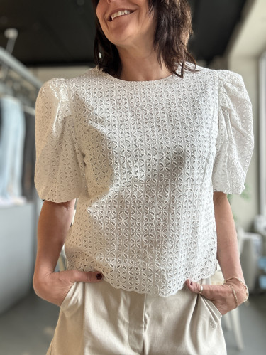 Aulina Blouse White