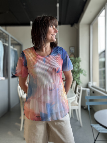 Vanda Blouse Pastel Flower