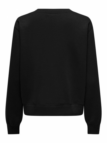 OnlDiana L/S O-neck Sweatshirt Black