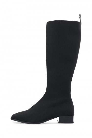 BiaDiana Square Boot Knitted Black