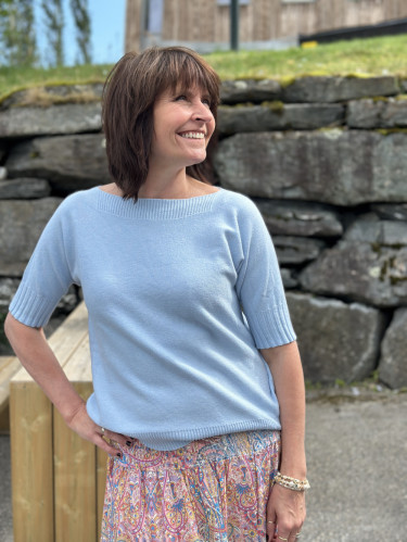Constanza Knit Celeste