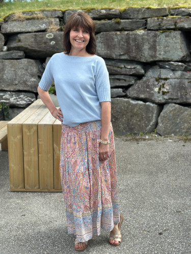 Constanza Knit Celeste