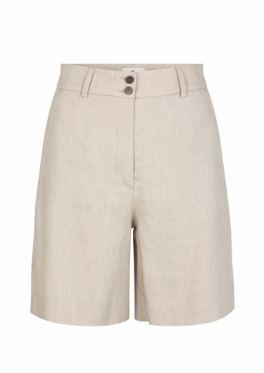 Laura Midi Shorts 769 Sand Linen