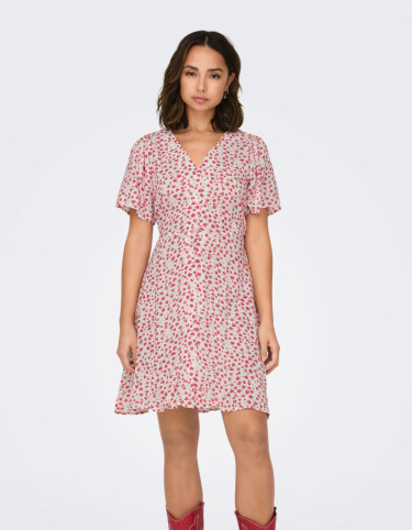 Evida ss short dress RED